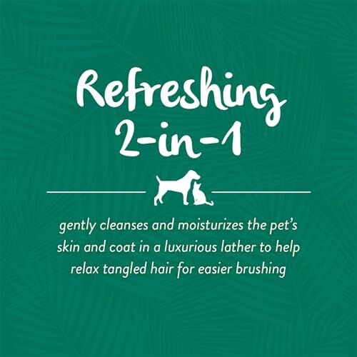 TropiClean Watermelon Refreshing 2-in-1 Shampoo and Conditioner, 20-Oz