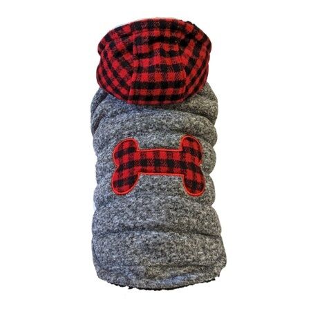 Ethical Pet Fashion Xlarge Pet Buffalo Plaid Coat