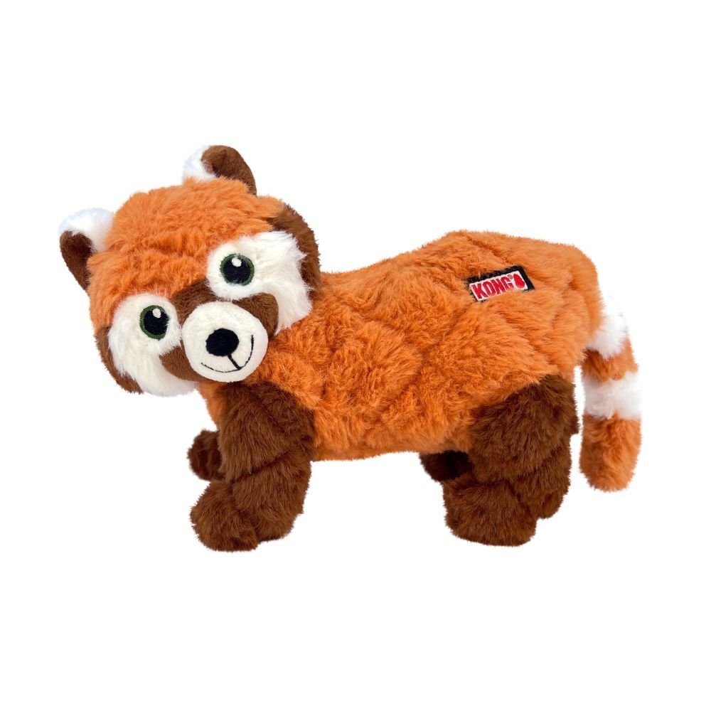 KONG Scampers Red Panda Dog Squeaker Toy