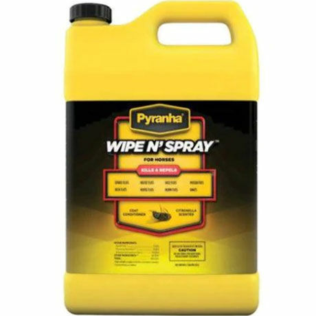 Pyranha Wipe N' Spray Fly Repellent - 1 Gal