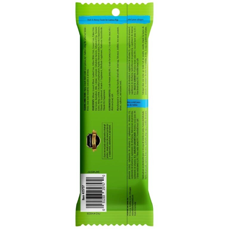 Vitakraft Crunch Sticks Guinea Pig Treat Fruit & Honey Flavor, 3.5-Oz