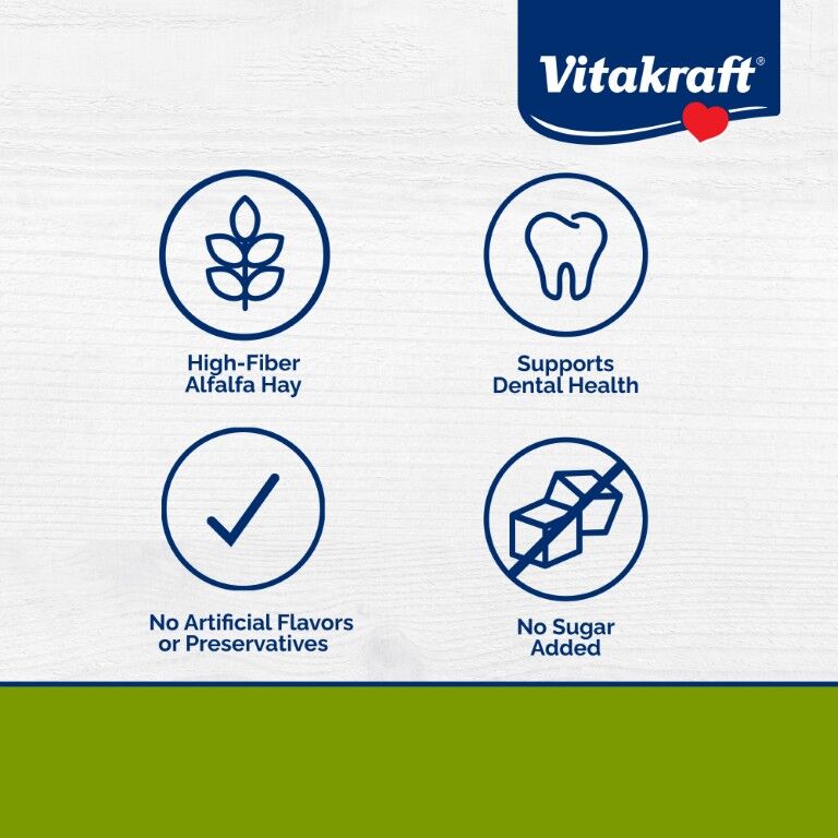 Vitakraft Slims With Alfalfa Small Animal Treat, 1.75-Oz