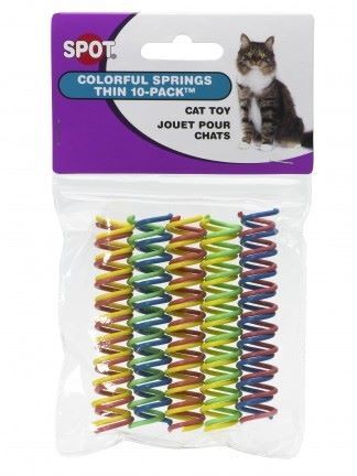 SPOT Colorful Thin Springs, 10-Pk