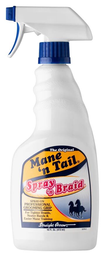Straight Arrow Mane 'N Tail Spray 'N Braid, 16-Oz