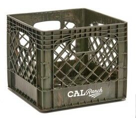 C-A-L Ranch Milk Crate in Camo Green, 4-Gal