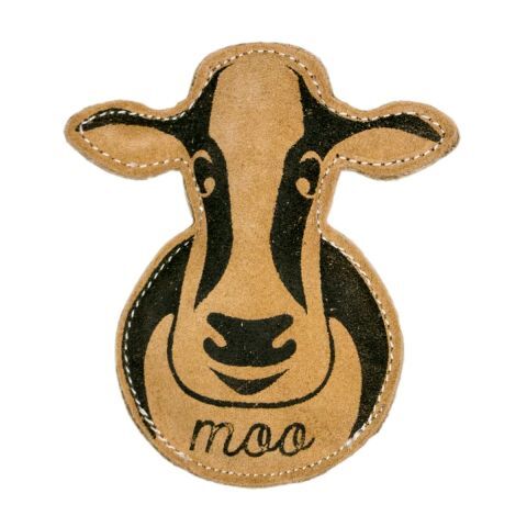 Territory Pet Natural Leather Cow Dog Toy