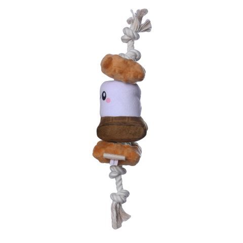 Territory Pet S'mores Squeaker Tug Dog Toy