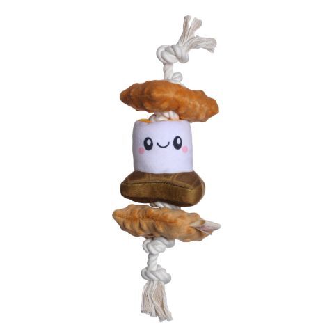 Territory Pet S'mores Squeaker Tug Dog Toy