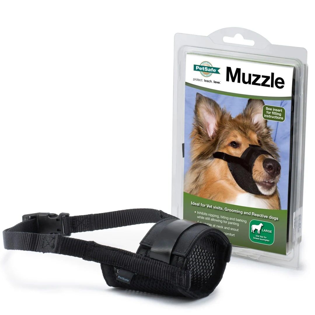 PetSafe Black Dog Muzzle, Medium