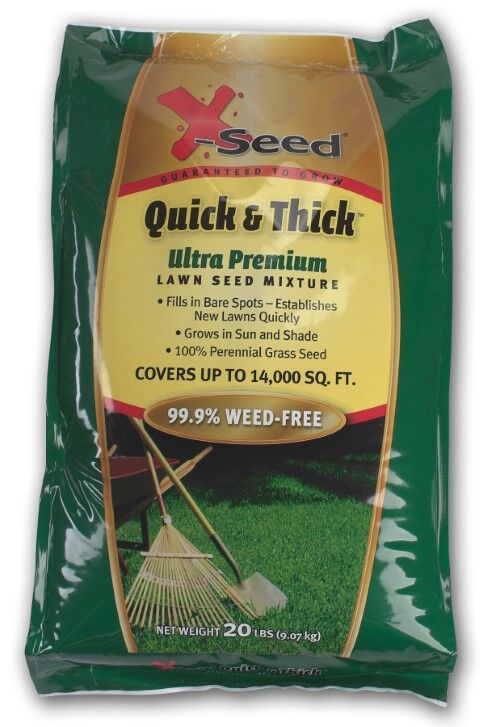 X-Seed Quick & Thick Lawn Seed, 20-Lb