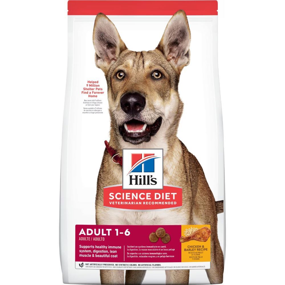 Hill's Science Diet Adult Chicken & Barley Recipe Dog Food, 45-Lb