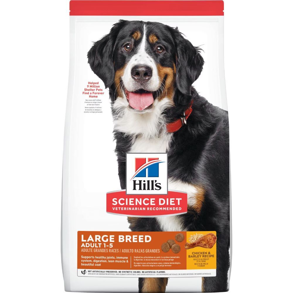 Hill's Science Diet Adult Large Breed Chicken & Barley Recipe Dog Food, 45-Lb