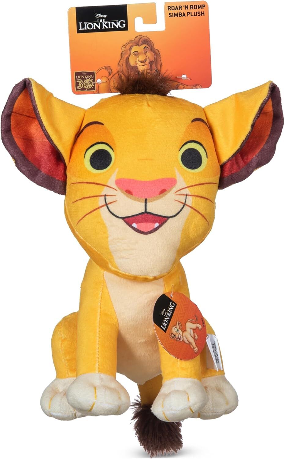 Disney For Pets The Lion King Simba Plush Dog Toy, 9-In