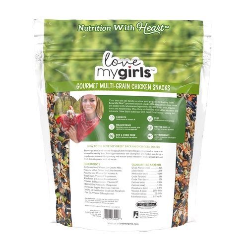 Love My Girls Veggies & Worms Gourmet Chicken Snacks, 5-Lb