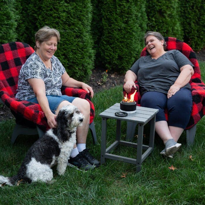 City Bonfires The Chair Blanket Buffalo Plaid