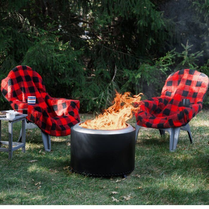 City Bonfires The Chair Blanket Buffalo Plaid