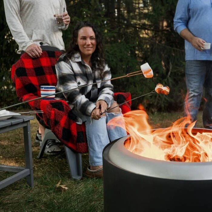 City Bonfires The Chair Blanket Buffalo Plaid