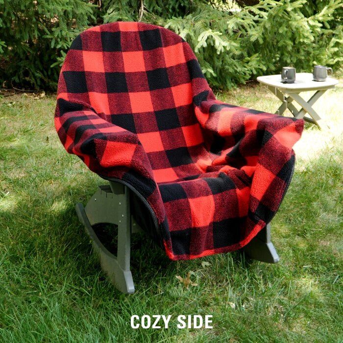 City Bonfires The Chair Blanket Buffalo Plaid