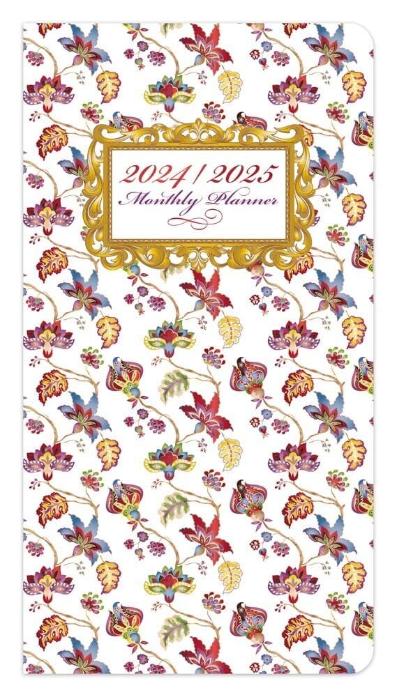 Brown Trout Publisher 2024-2025 Tuscan Delight Monthly Pocket Planner Calendar, 3.5-In x 6.5-In