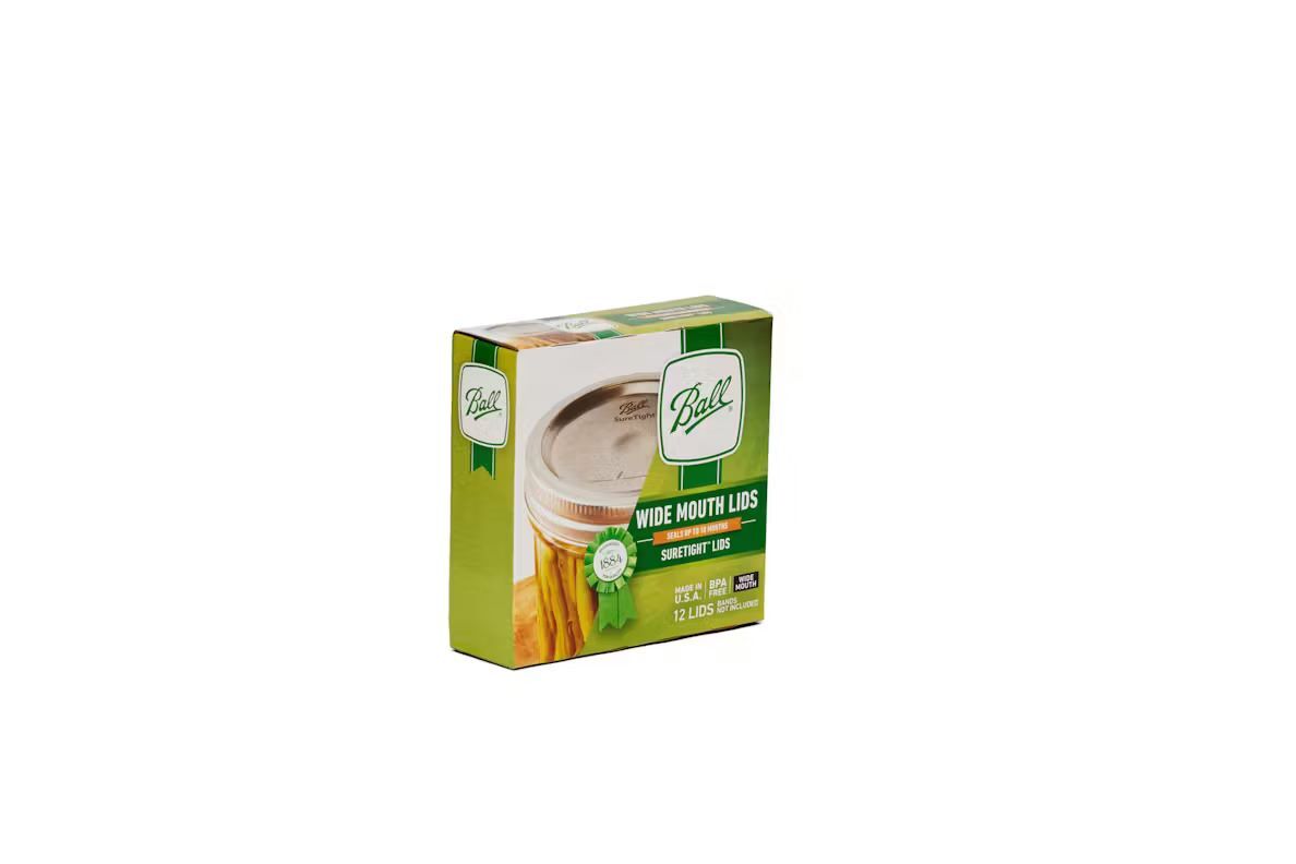 Ball Wide Mouth Jar Lids, 12-Pk