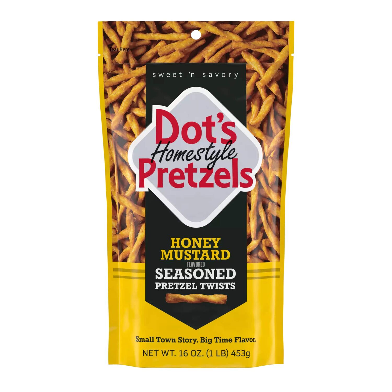 Dot's Homestyle Pretzels Honey Mustard Seasoned Pretzel Twists, 16-Oz