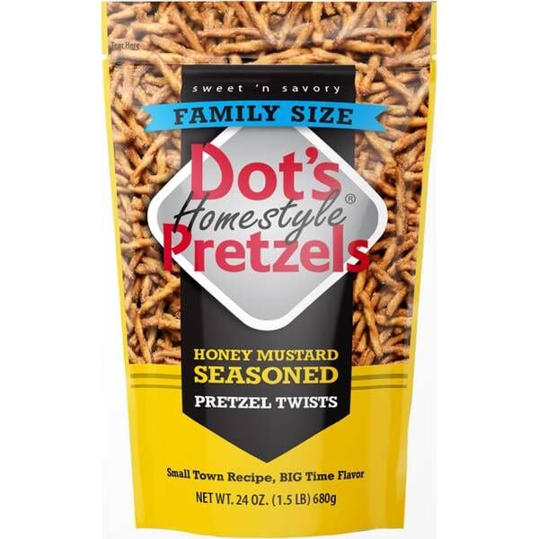 Dot's Homestyle Pretzels Honey Mustard Seasoned Pretzel Twists, 24-Oz