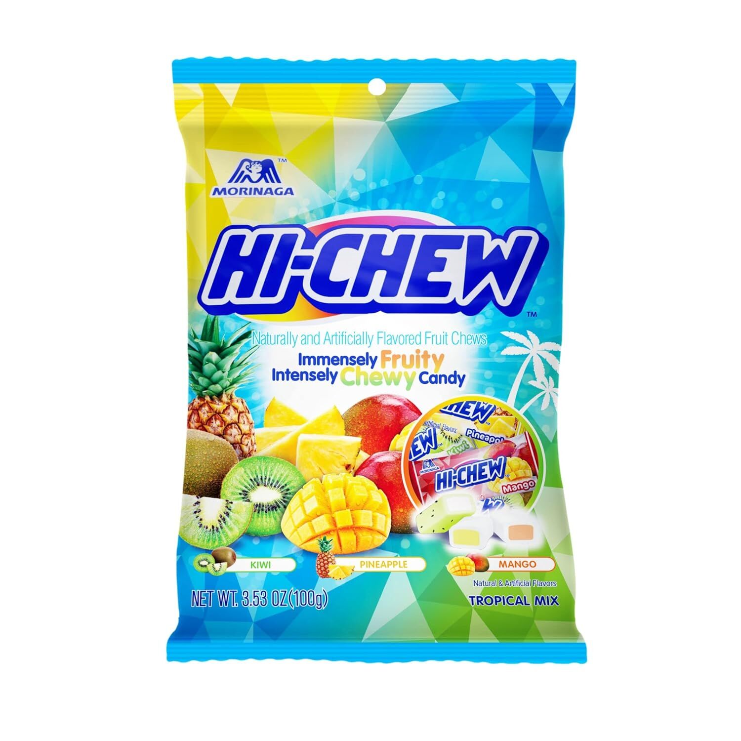 HI-CHEW Tropical Mix Bag, 3.53-Oz