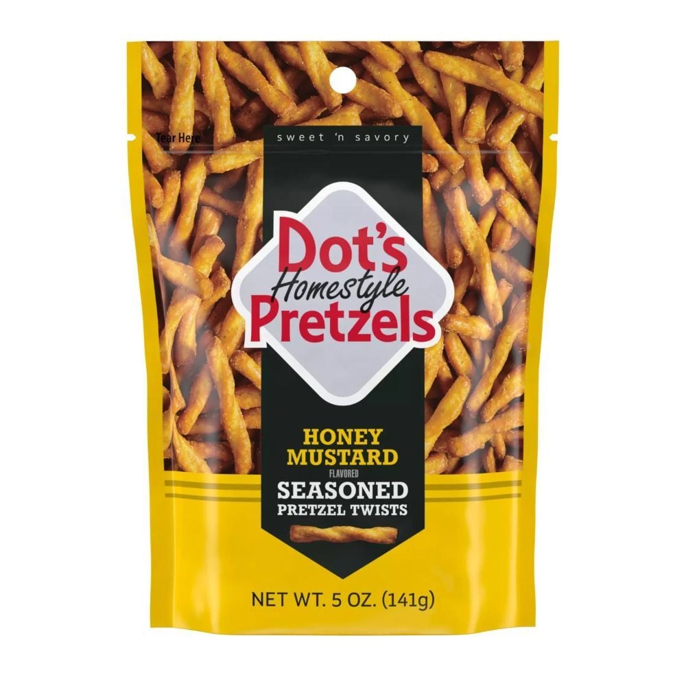 Dot's Honey Mustard Seasoned Pretzel Twists, 5-Oz