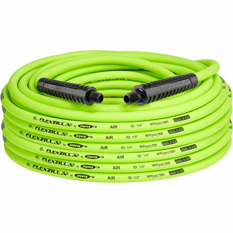 Flexzilla ZillaGreen 1/4" MNPT Fittings Air Hose - 1/4" x 100'