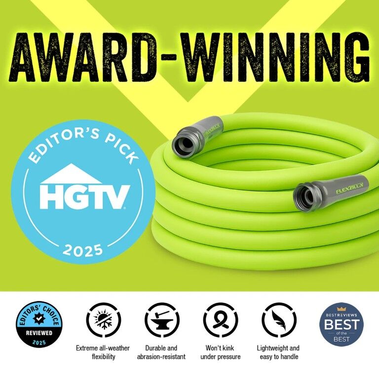 Flexzilla ZillaGreen Garden Hose 150 PSI, 5/8-In x 100-Ft