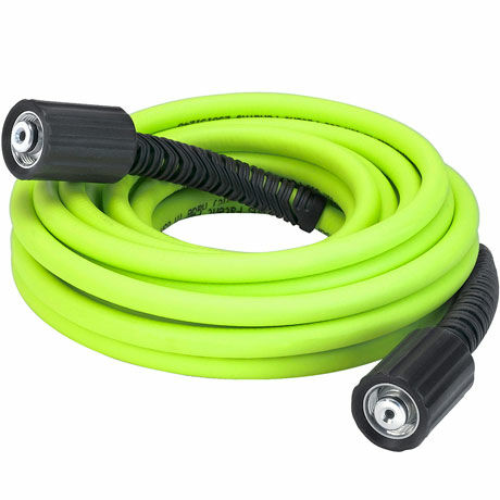 Flexzilla ZillaGreen M22 Fitting 3100 PSI Pressure Washer Hose - 1/4" x 25'