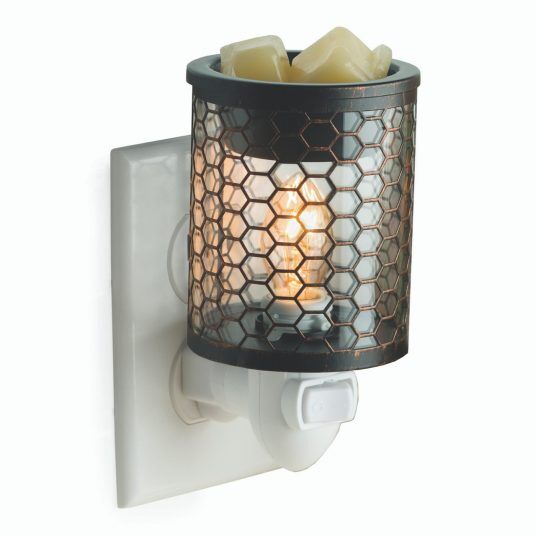 Candle Warmers Chicken Wire Vintage Bulb Pluggable Fragrance Warmer