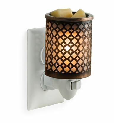 Candle Warmers Moroccan Metal Pluggable Fragrance Warmer