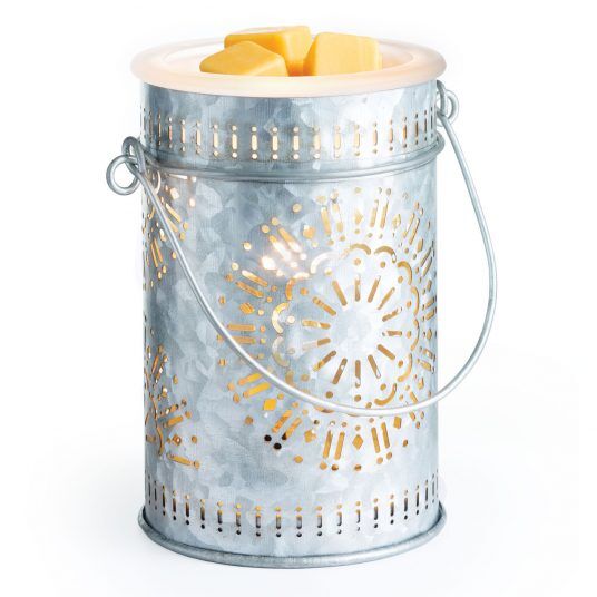 Candle Warmers Galvanized Tin Illumination Fragrance Warmer