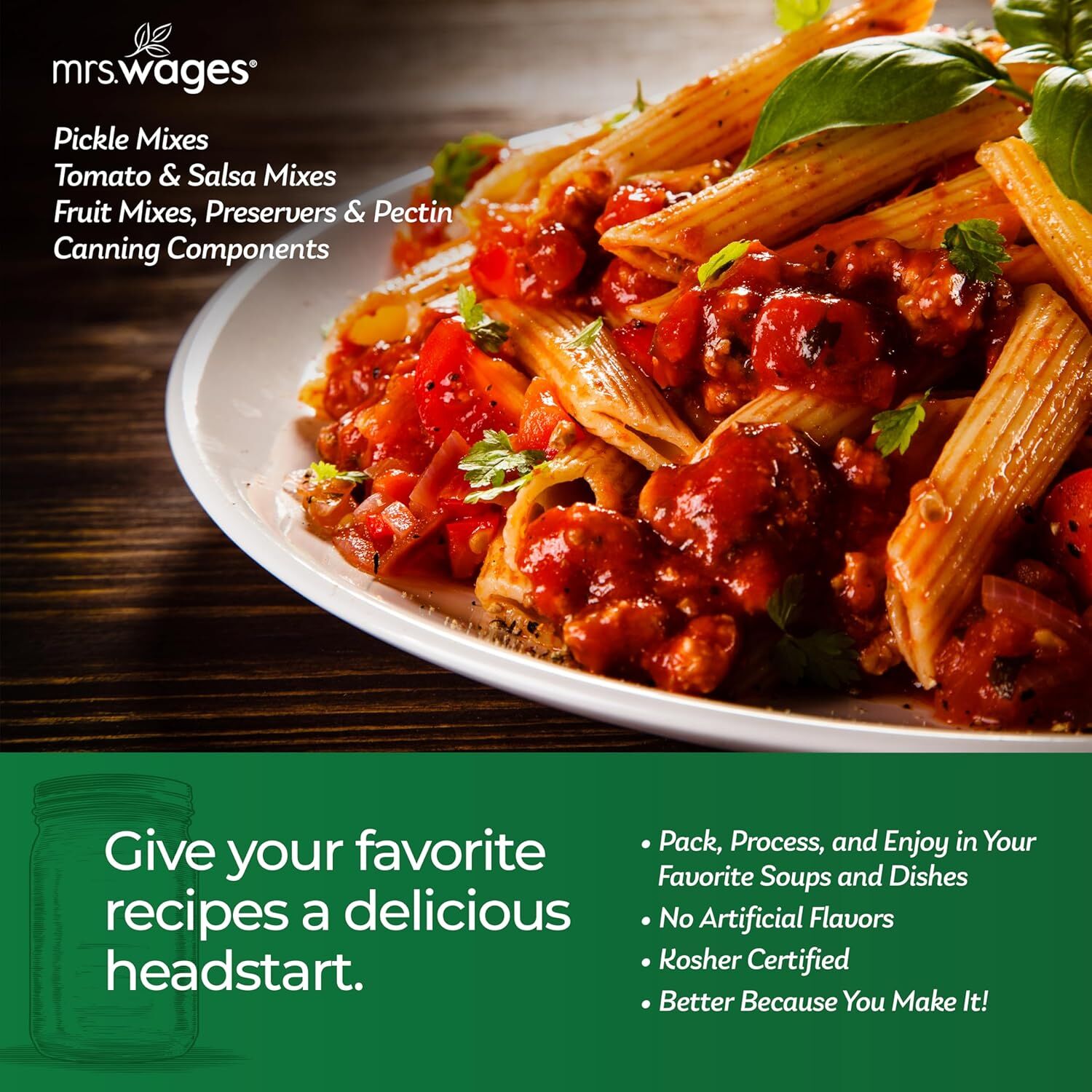 Mrs. Wages Medium Salsa Tomato Seasoning Mix, 11.2-Oz