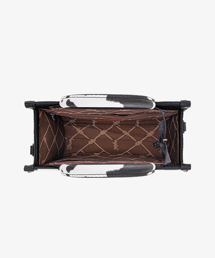 Montana West Wrangler Cow Print Concealed Carry Tote