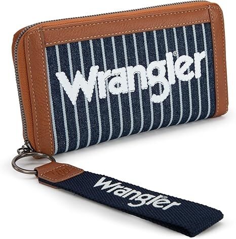 Wrangler Logo Wristlet Wallet