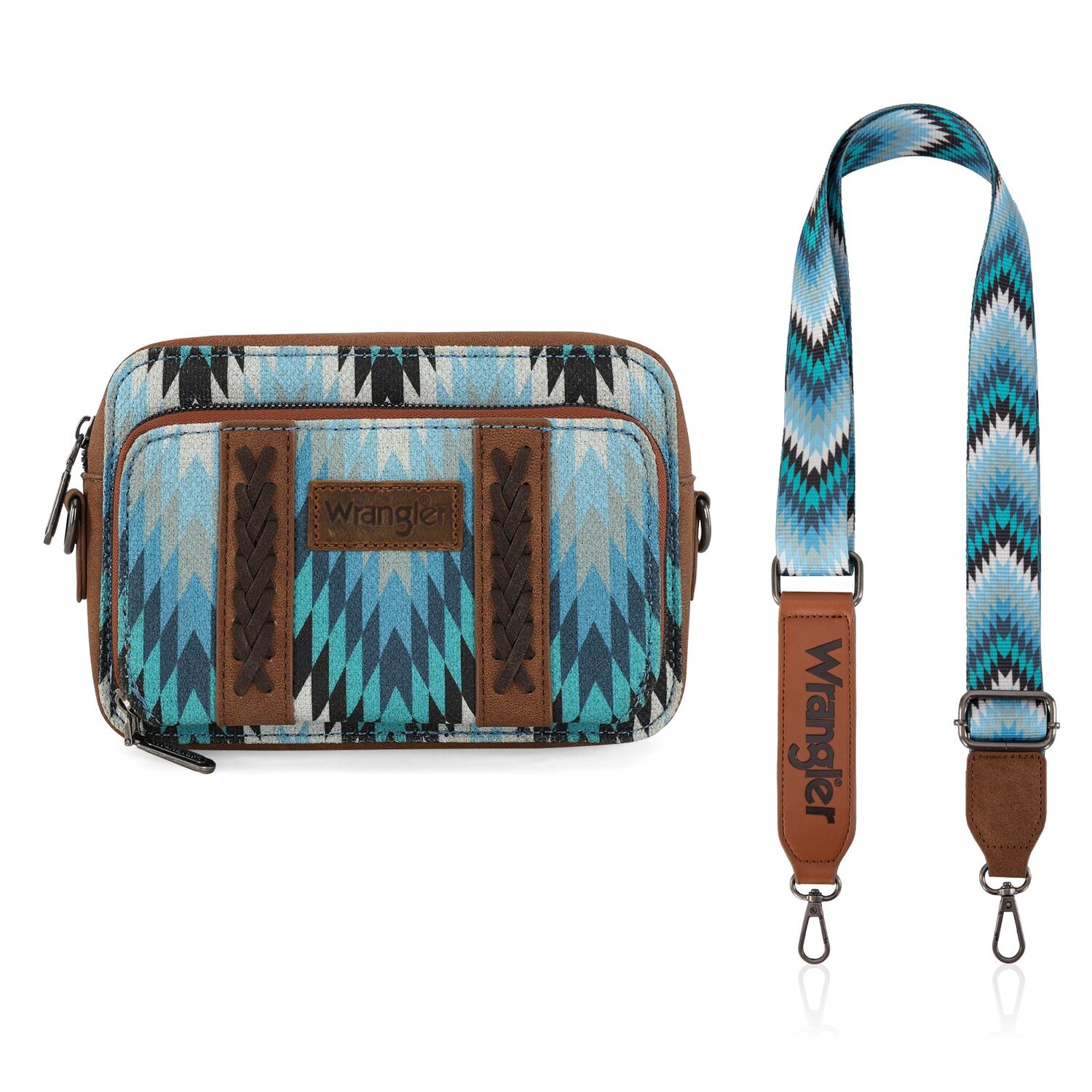 Wrangler Geo Print Camera Bag