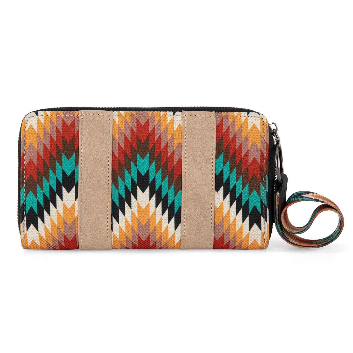Wrangler Geo Print Wristlet Wallet