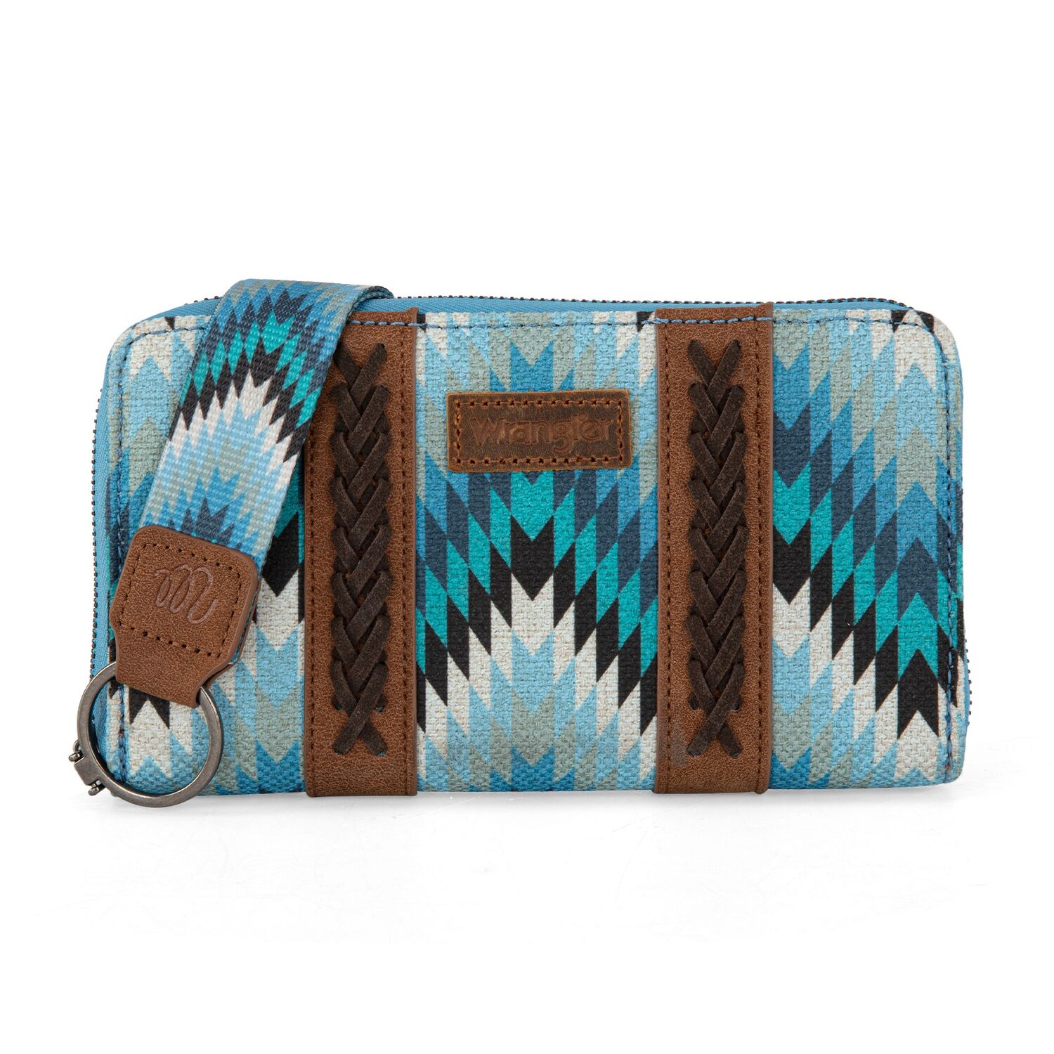 Wrangler Geo Print Wristlet Wallet