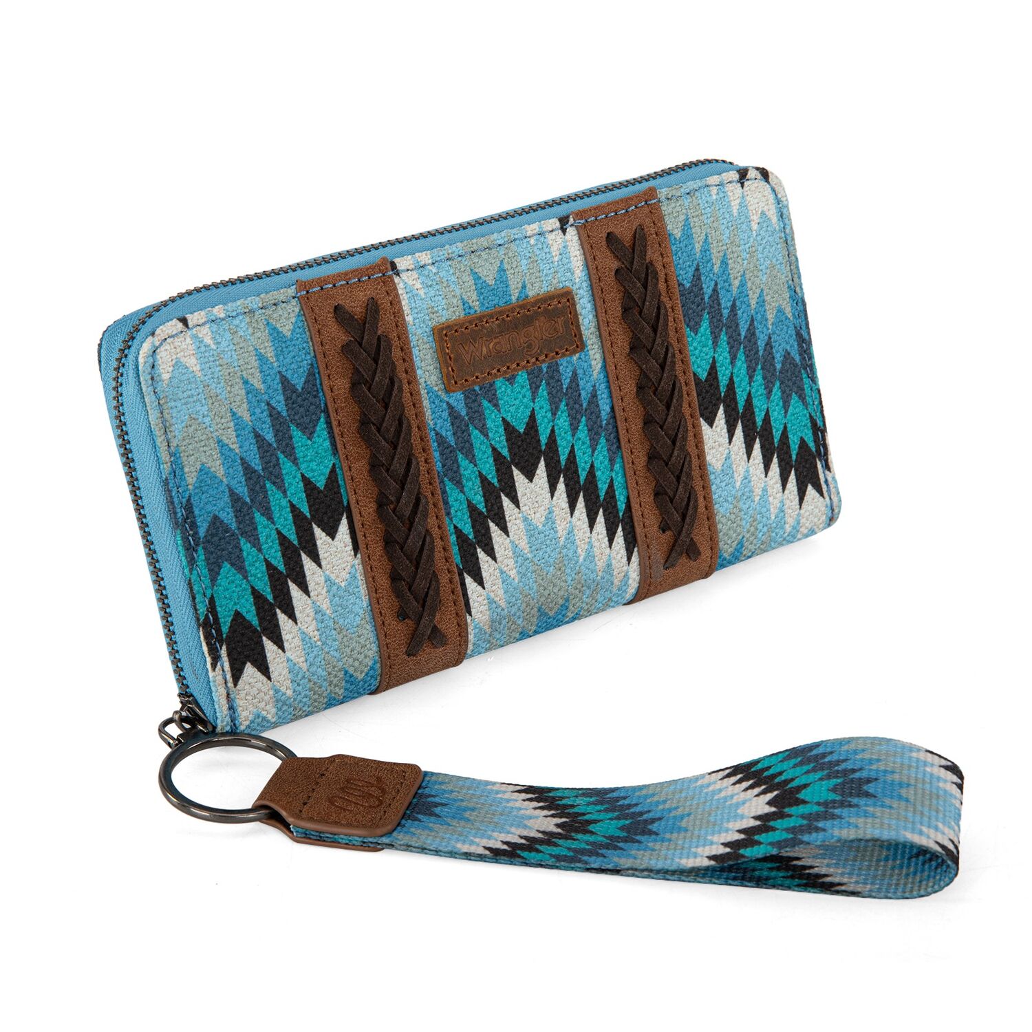 Wrangler Geo Print Wristlet Wallet