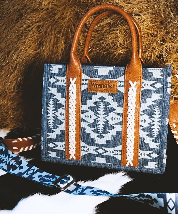 Montana West Wrangler Aztec Print Tote Bag