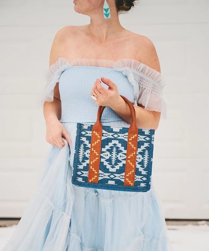 Montana West Wrangler Aztec Print Tote Bag