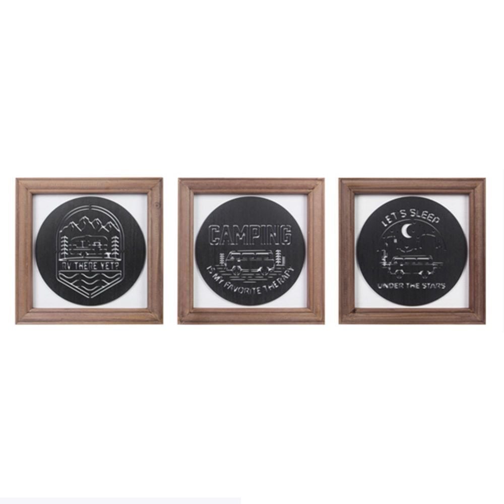 Young's Wood Happy Camper Wall Sign Assortment