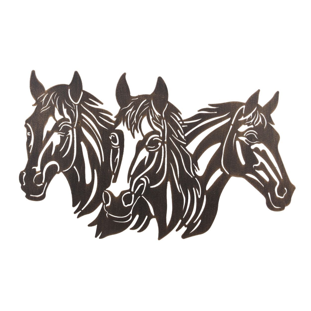 Young's Metal Laser Cut Horse Design Wall Art
