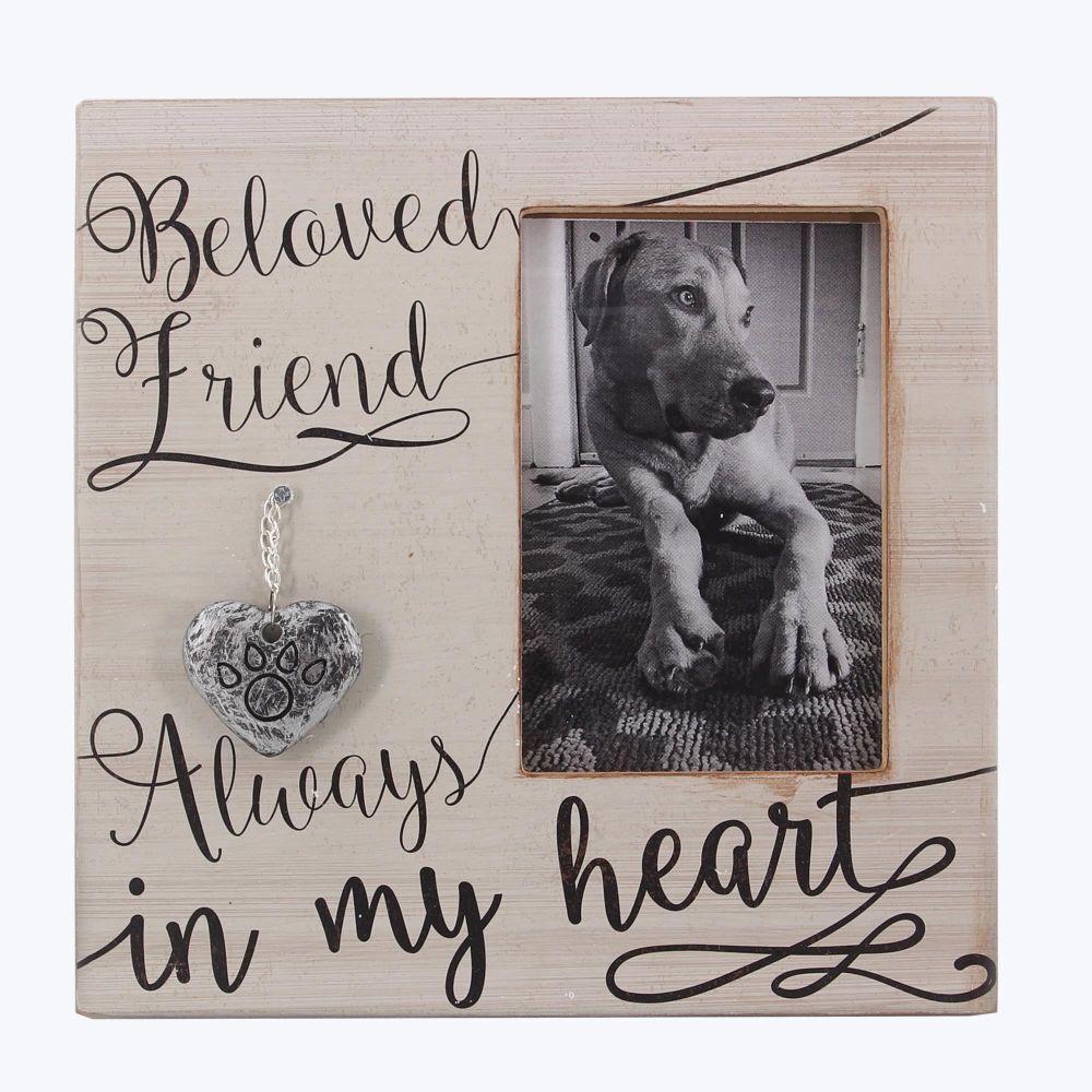 Young's Wood Pet Memorial Picture Frame, 4-In x 6-In