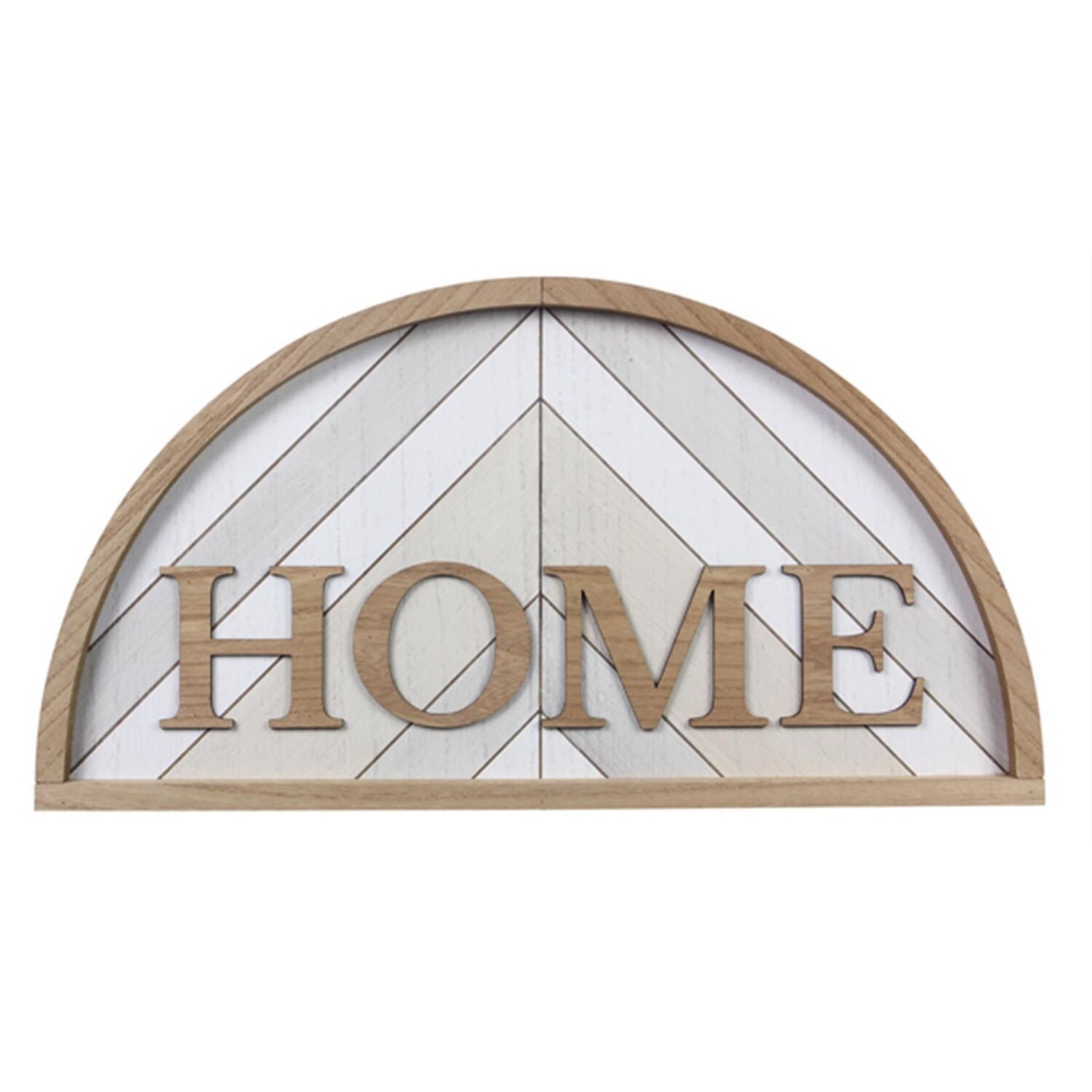 Young's Half Circle Wood Art Home Sign