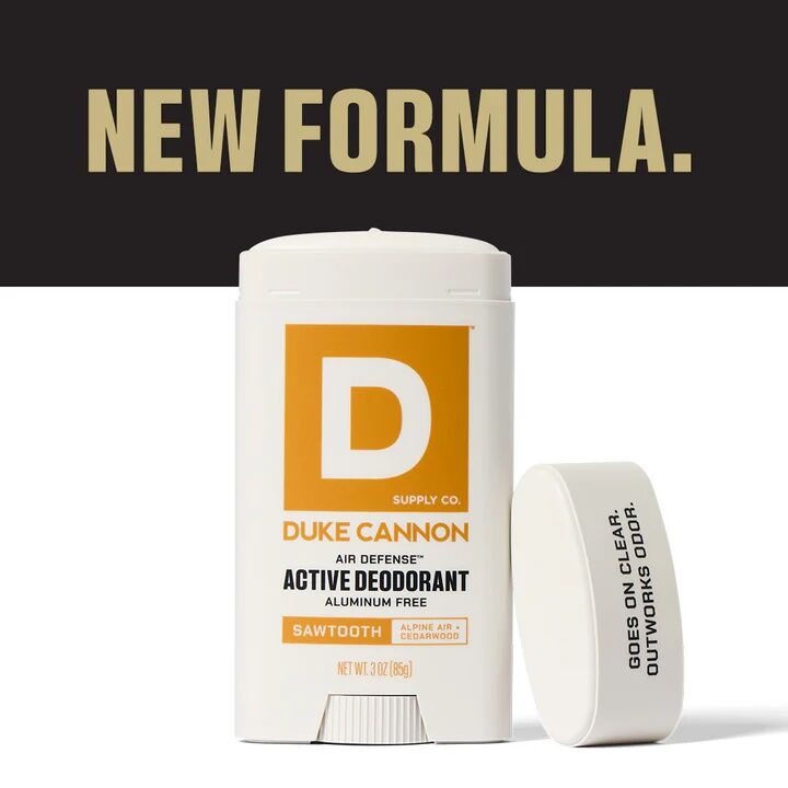 Duke Cannon Sawtooth Scent Aluminum Free Air Defense Active Deodorant, 3-Oz