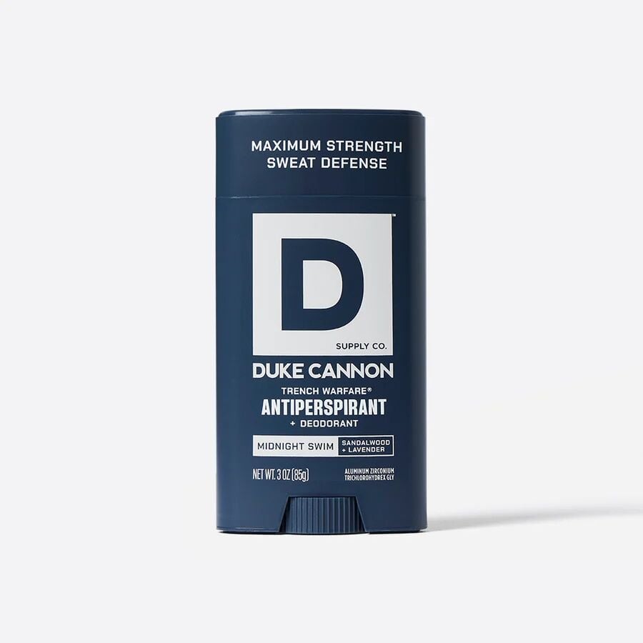 Duke Cannon Midnight Swim Scent Trench Warefare Antiperspirant Deodorant, 3-Oz