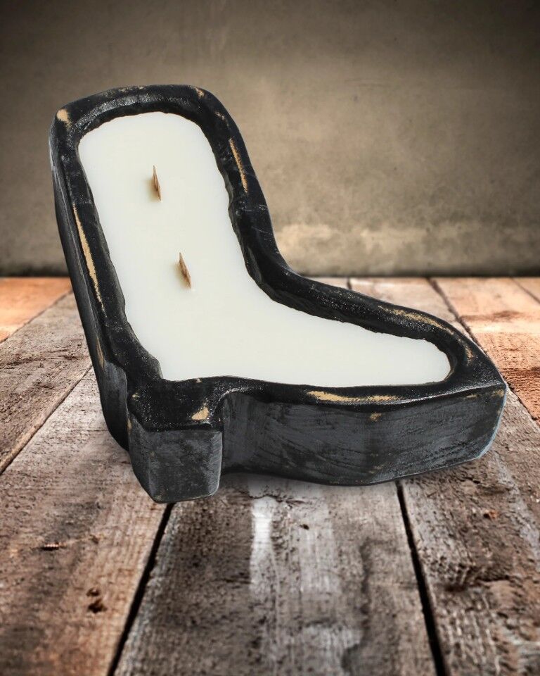 McCall's Candles Leather & Scotch Boot Bread Bowl Candle, 12-Oz